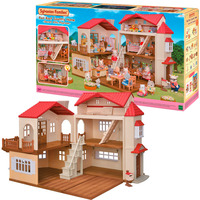 EPOCH Traumwiesen Sylvanian Families - Byhus med loftsværelse, Bygge legetøj 