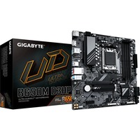 GIGABYTE B650M D3HP bundkort AMD B650 Sokkel AM5 micro ATX AMD, Sokkel AM5, AMD Ryzen 7000 Series, AMD Ryzen 8000 Series, AMD Ryzen 9000 Series, Sokkel AM5, DDR5-SDRAM, 256 GB