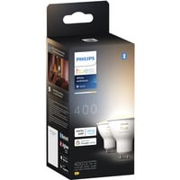 Philips Hue White Ambiance GU10 Smart Spot Dobbeltpakke, LED-lampe 