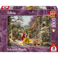 Schmidt Spiele Thomas Kinkade Studios: Painter of Light - Disney Snehvide - Dans med Prinsen, Puslespil 