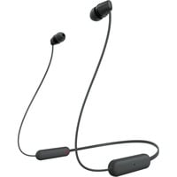 Sony WI-C100 Headset Trådløs I ørerne Opkald/musik Bluetooth Sort, Hovedtelefoner Sort, Trådløs, Opkald/musik, 20 - 20000 Hz, 20 g, Headset, Sort
