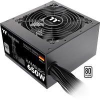 Thermaltake W0650RE, PC strømforsyning Sort