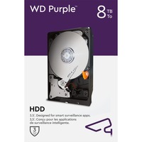 WD WD Purple 3.5" 8000 GB Serial ATA III, Harddisk 3.5", 8000 GB, 5640 rpm