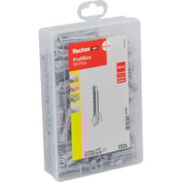 fischer Profi-Box Spreizdübel SX Plus, Dyvel Lys grå