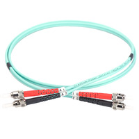 Digitus LWL patchkabel, duplex, ST > ST stik, multimode OM3 Turkis