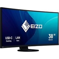 EIZO FlexScan EV3895-BK computerskærm 95,2 cm (37.5") 3840 x 1600 pixel UltraWide Quad HD+ LED Sort, LED-skærm Sort, 95,2 cm (37.5"), 3840 x 1600 pixel, UltraWide Quad HD+, LED, 5 ms, Sort