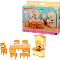 EPOCH Traumwiesen Sylvanian Families - Landhus spisestue, Bygge legetøj 