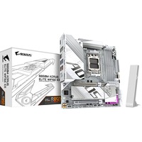 GIGABYTE B850M AORUS ELITE WIFI6E ICE, Bundkort Sølv/Hvid