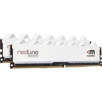 Mushkin Redline hukommelsesmodul 16 GB 2 x 8 GB DDR4 3600 Mhz Hvid, 16 GB, 2 x 8 GB, DDR4, 3600 Mhz, 288-pin DIMM