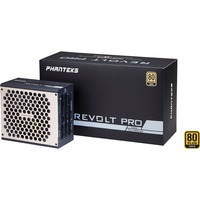 Phanteks Revolt Pro 1000W ATX3.0 Black, PC strømforsyning Sort