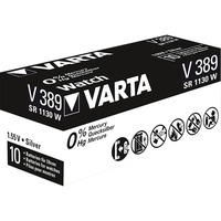 Varta -V389 Husholdningsbatterier Sølv, Engangsbatteri, Sølvoxid (S), 1,55 V, 1 stk, Hg (kviksølv), Sølv