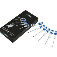 Wera 350/355/335/367 Special Edition "Delfter Blau" skruetrækkersæt, 6 dele Hvid/Blå