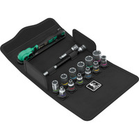 Wera 8100 SA 13 Zyklop Comfort skraldesæt, 1/4", Værktøjssæt Sort/Grøn