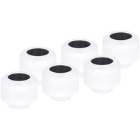 Alphacool Eiszapfen PRO 13mm HardTube Skruefitting G1/4 - Hvid, Forbindelse Hvid/Sort