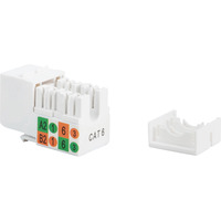 Digitus CAT 5e, Klasse D Keystone-modul ubeskyttet, Keystone modul Hvid