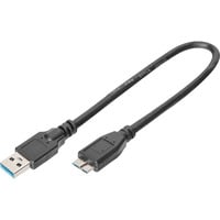 Digitus USB 3.2 Gen 1 tilslutningskabel USB-A > Micro USB-B Sort