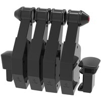 Honeycomb Aeronautical Throttle Pack für Airbus A319 - A380, Stak håndtag Sort