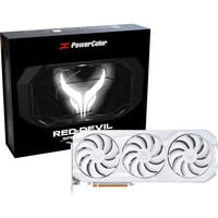 PowerColor Radeon RX 9070 XT Red Devil 16GB OC WHITE, Grafikkort Hvid