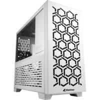 Sharkoon MS-Y1000 Micro Tower Hvid, Towerkabinet Hvid, Micro Tower, PC, Hvid, micro ATX, Mini-ITX, Spil, 13,5 cm