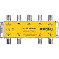 TechniSat 0022/3110 kabelsplitter eller -samler Kabelfordeler Sølv Sølv, Kabelfordeler, 75 ohm (Ω), 5 - 2150 Mhz, Sølv, Hunstik, 118 mm