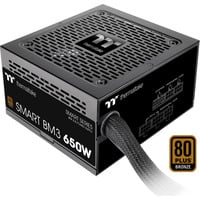 Thermaltake SMART BM3 650W, PC strømforsyning Sort