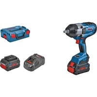 Bosch GDS 18V-1000 Professional 1750 rpm Sort, Blå, Schlagskruemaskine Blå/Sort, Slagnøgle, Pistolhåndtag, 3/4", Sort, Blå, 1750 rpm, 1200 rpm