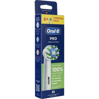 Braun Oral-B Pro CrossAction udskiftningsbørster 6 stk., Børstehoved Sort