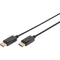 Digitus DisplayPort tilslutningskabel, UHD 4K Sort