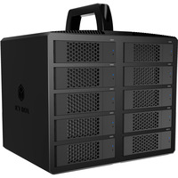 ICY BOX IB-3710-CU31, Drev kabinet Sort