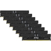 Kingston FURY FURY 128 GB 6400 MT/s DDR5 ECC Reg CL32 DIMM (sæt med 8) Renegade Pro EXPO, Hukommelse Sort, 128 GB, 8 x 16 GB, DDR5, 288-pin DIMM, Sort