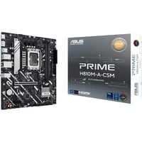 ASUS PRIME H810M-A-CSM Intel H810 LGA 1851 (Socket V1) micro ATX, Bundkort Intel, LGA 1851 (Socket V1), Intel Core Ultra (Series 2), LGA 1851, DDR5-SDRAM, 128 GB