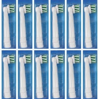 Braun CrossAction 12 stk Hvid, Børstehoved Hvid, 12 stk, Hvid, 3 måned(er), Oral-B, Kasse