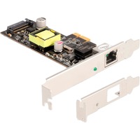 DeLOCK PCI Express x1 kort til 1 x 2,5 Gigabit LAN PoE+, Netværkskort 