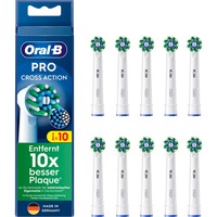 Procter & Gamble Oral-B Pro Cross Action udskiftningsbørster 10 stk pakke, Børstehoved Hvid