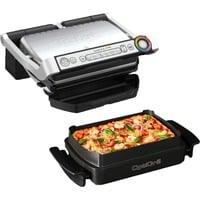 Tefal GC714D, Kontaktgrill Sølv/Sort