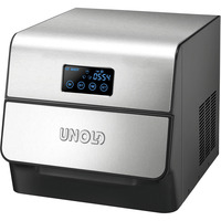Unold 48955 maskine til isklump Bærbar isterningemaskine 150 W Sort, Rustfrit stål, Ismaskine rustfrit stål/Sort, 150 W, 230 V, 50 Hz, Type E/F (CEE 7/7), 110 g, 550 g