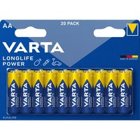 Varta High Energy AA 20-pack Engangsbatteri Alkaline Engangsbatteri, Alkaline, 1,5 V, 20 stk, AA