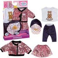 ZAPF Creation BABY born® Glam-Outfit 43cm, Dukke tilbehør 