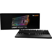 be quiet! Lysmontering TKL, Gaming-tastatur Sort, DE-layout, be quiet! Silent V2 Linear