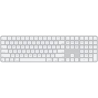 Apple Magic Keyboard med Touch ID og numerisk tastatur Sølv/Hvid, Amerikansk layout