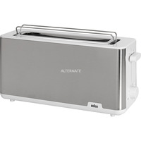 Braun Brødrister rustfrit stål/Hvid