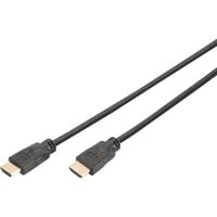 Digitus HDMI Premium High Speed tilslutningskabel, med Ethernet, UHD 4K Sort