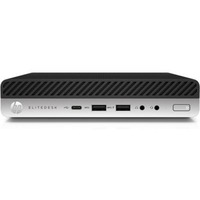 HP Elitedesk 800 G5 DM Generalüberholt, Mini-PC Sort/Sølv