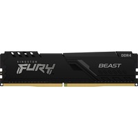 Kingston FURY FURY Beast hukommelsesmodul 32 GB 1 x 32 GB DDR4 3200 Mhz Sort, 32 GB, 1 x 32 GB, DDR4, 3200 Mhz, 288-pin DIMM