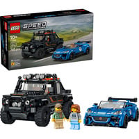 LEGO Speed Champions Jaguar Project 7 & Land Rover Defender, Bygge legetøj Byggesæt, 10 År, Plast, 740 stk, 863 g