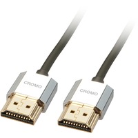 Lindy 41670 HDMI-kabel 0,5 m HDMI Type A (Standard) Sort Sort, 0,5 m, HDMI Type A (Standard), HDMI Type A (Standard), 3D, Sort