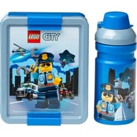 Room Copenhagen LEGO Lunch-Box Set City Blå/Sølv