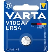 Varta -V10GA Husholdningsbatterier Engangsbatteri, LR54, Alkaline, 1,5 V, 1 stk, Metallic