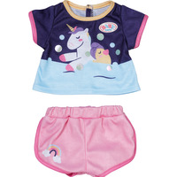 ZAPF Creation BABY born Unicorn Short Pyjamas 43cm, Dukke tilbehør BABY born Unicorn Short Pyjamas 43cm, Dukke nattøj, 3 År