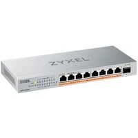 Zyxel XMG-108 Ikke administreret 2.5G Ethernet (100/1000/2500) Sølv, Switch Ikke administreret, 2.5G Ethernet (100/1000/2500), Kan monteres på væggen